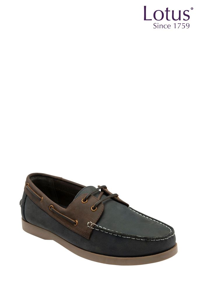 Mens Blue Boat Shoes Leather Boat Shoes Next Official Site