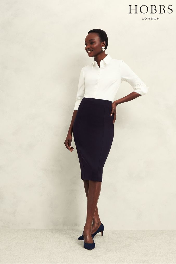 Blue Pencil Skirts Women s Light Blue Navy Pencil Skirts Next
