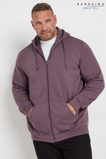 BadRhino Big & Tall Purple Zip Through Jacket (AD7361) | £33