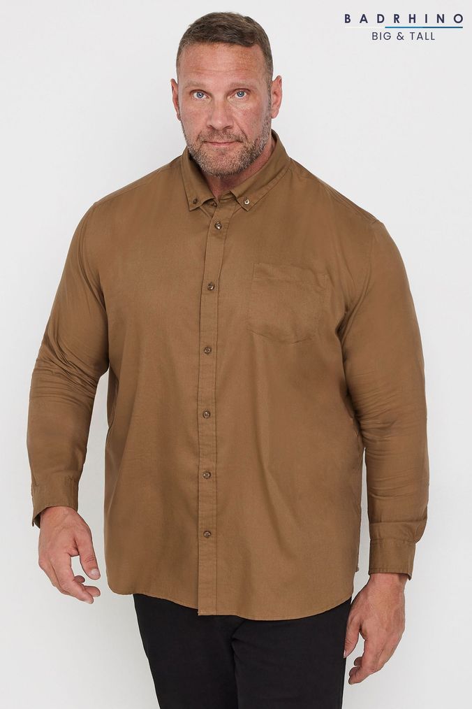 Hollister Sweater med halv lynlas OnlinenevadaShops Buy Men s X Large Brown Oxford Single Button Down Shirts Online
