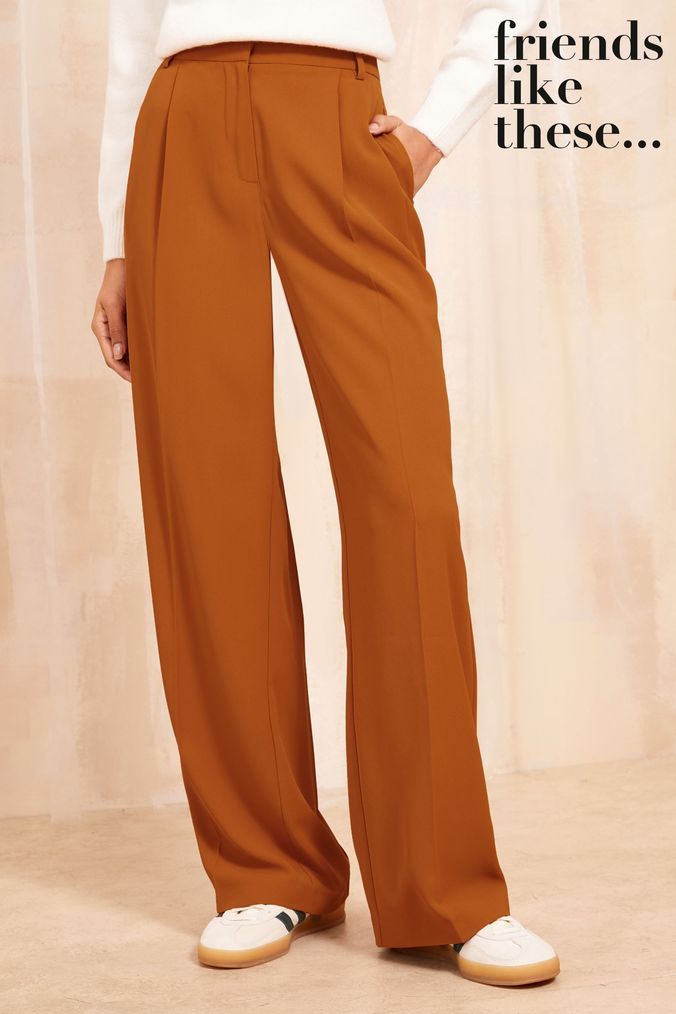 Buy Women s Orange Trousers Online Next UK