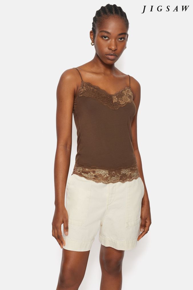 Buy Women s Jigsaw Strappy Tops Online Next UK