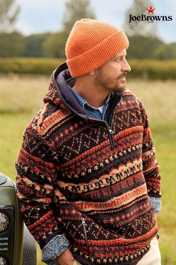 Joe Browns Orange Cosy Rib Knit Beanie (AD8403) | £18