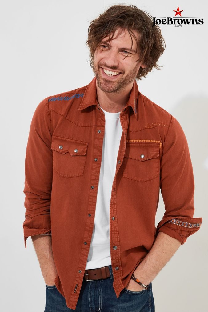 Orange Mens Shirts Orange Shirts for Men Next Official Site