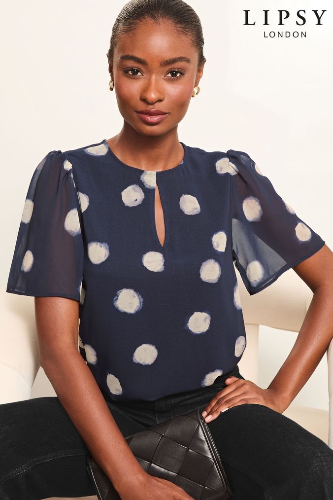 Polka dots tops online shop