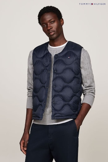 Tommy Hilfiger Blue Onion Quilted Down Liner Vest (AD8793) | £120