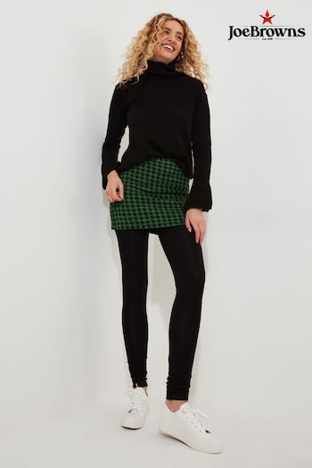 Joe Browns Green Dogtooth Check 2-In-1 Skirted leggings zool (AD9074) | £40