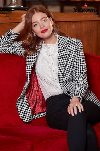 Joe Browns Black Dogtooth Check Co-Ord Jacket (AD9082) | £80