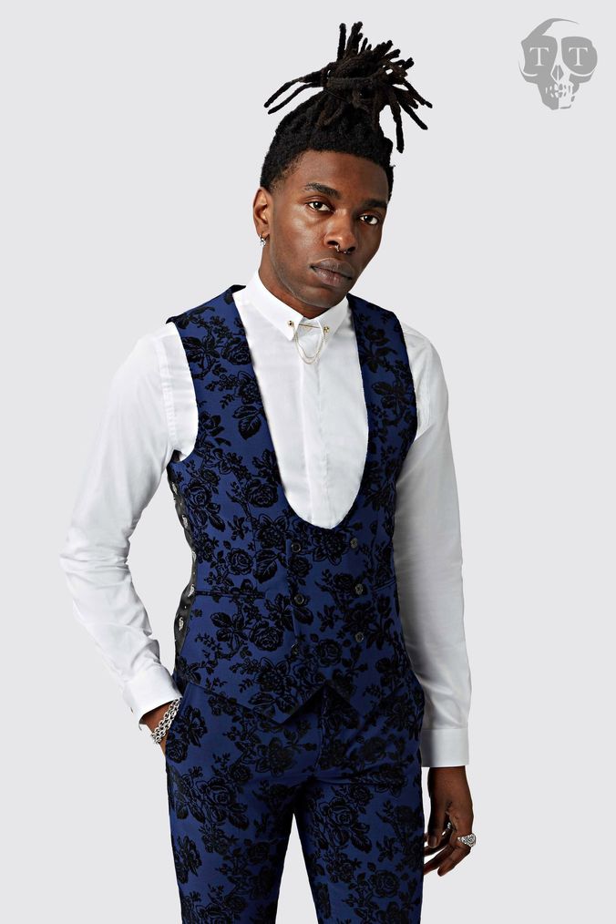 Buy Men s Floral Waistcoats Online Next UK