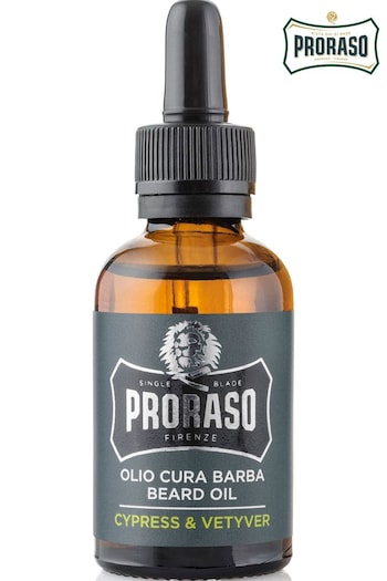 Proraso Cypress and Vetyver Beard Oil 30ml (AE3838) | £14.50