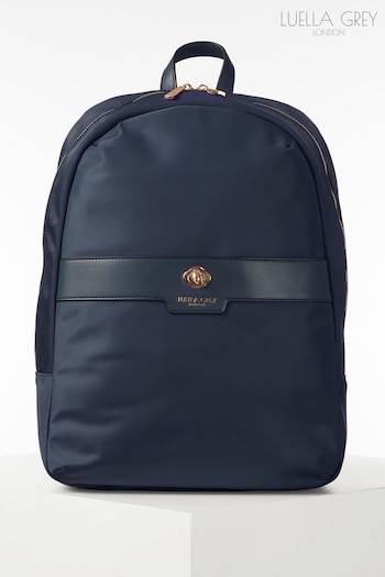 Luella Grey Lizzy Laptop Nylon Work Backpack (AE4143) | £110