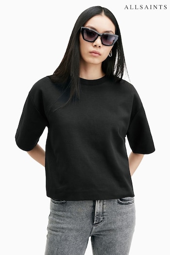 AllSaints Black Tillie T-Shirt (AE4202) | £49