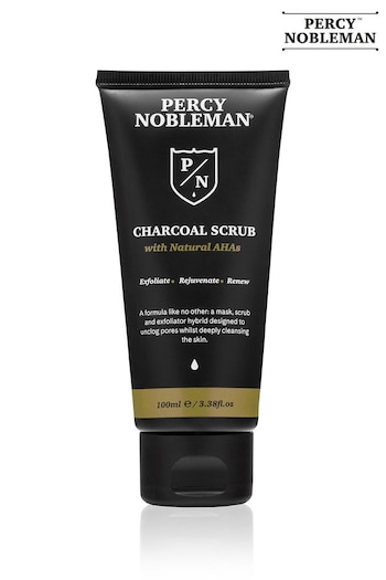 Percy Nobleman Charcoal Scrub with Natural AHAs 75ml (AE4374) | £10