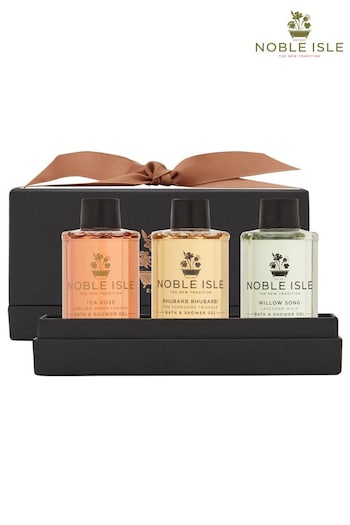 Noble Isle Fresh & Clean Bath & Shower Trio Gift Set (AE4529) | £24