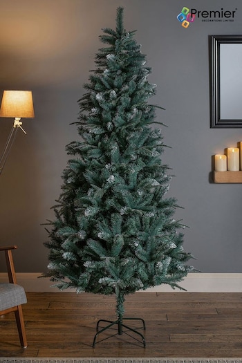 Premier Decorations Ltd Bluemont Fir Christmas 7ft Tree (AE5625) | £0