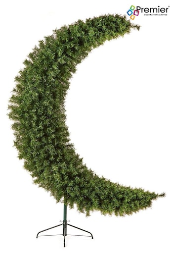 Premier Decorations Ltd Green Crescent Moon PVC Christmas 7ft 7ft Tree (AE5632) | £220