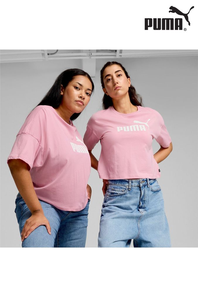 Buy Women s Pink Puma Tops Online Next UK