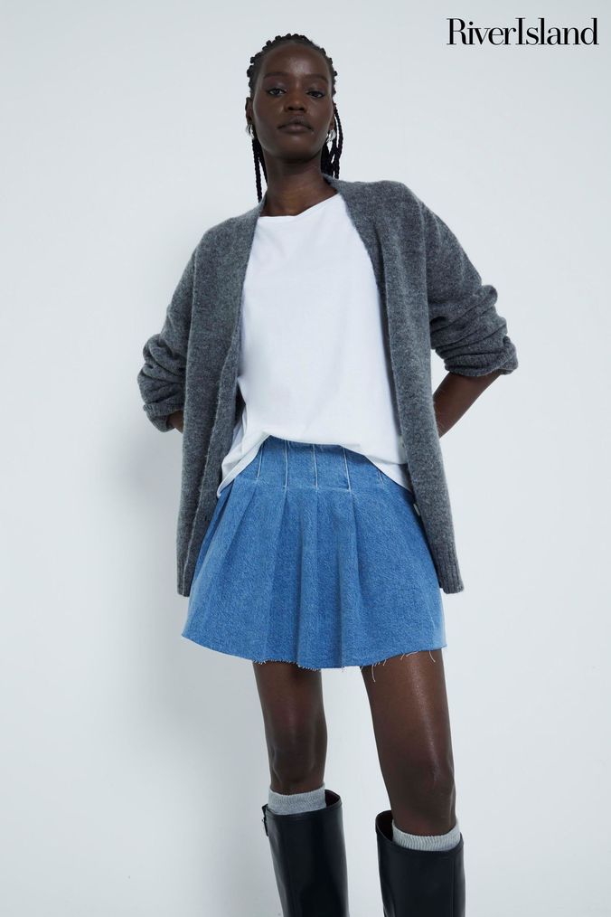 River island royal blue skirt clearance