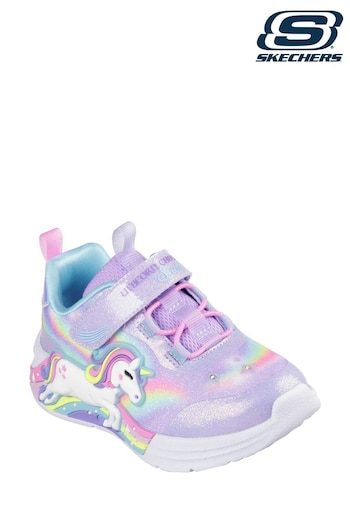 Skechers Pink Unicorn Chaser Trainers (AE6405) | £44