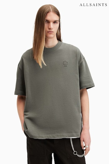 AllSaints Green Haven Short Sleeve Crew T-Shirt (AE6662) | £55