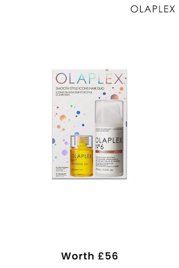 Olaplex Smooth Style Icons Hair Duo Kit (Worth £56) (AE7398) | £43