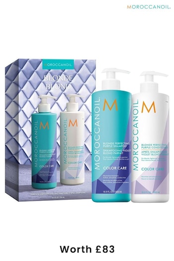 Moroccanoil Blonde Shampoo and Conditioner Duo Gif Set 500ml (worth £83) (AE8777) | £60