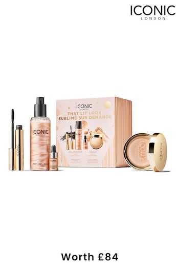 ICONIC London That Lit Look Makeup Gift Set (Worth £84) (AE8809) | £44