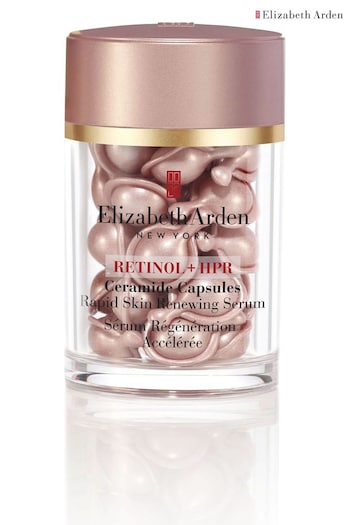 Elizabeth Arden RETINOL + HPR Ceramide Capsules Rapid Skin Renewing Serum, 30-Piece (AE9229) | £51