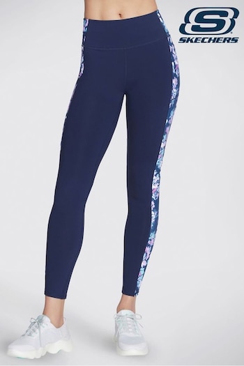 skechers foam Blue GOWALK Misty Floral Leggings (AF6022) | £49