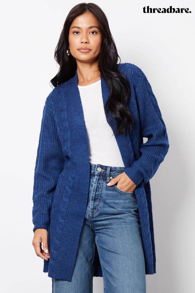 Next navy blue cardigan top
