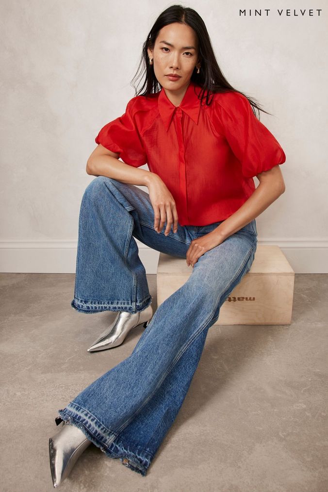 Buy Women s Red Mint Velvet Tops Online Next UK