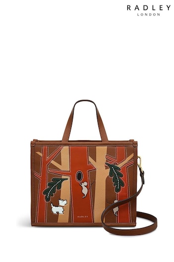 Radley London Autumn Medium Editions Ziptop Grab Brown Bag (AF7432) | £259