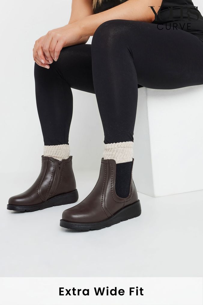 Extra wide boys boots top