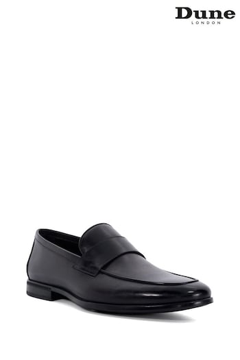 Dune London Black Sylas Flex Sole Loafers (AF7573) | £115