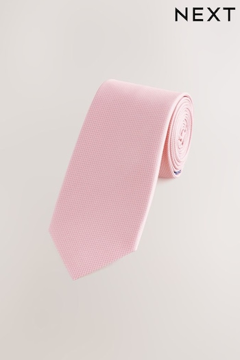 Pink Slim Textured Tie (AF8379) | £10