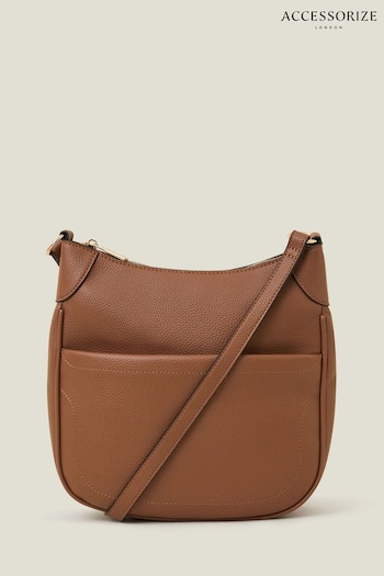 Accessorize Brown Large Messenger Bag (AG1822) | £32