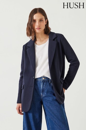 Hush Blue Emery Jersey Blazer (AG1957) | £100