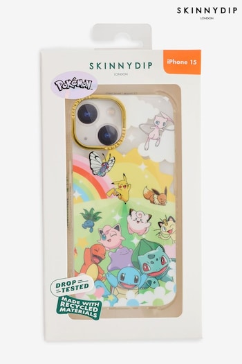 Skinnydip Pokemon Eeveelutions Sticker Shock iPhone 15 Case (AG2217) | £24