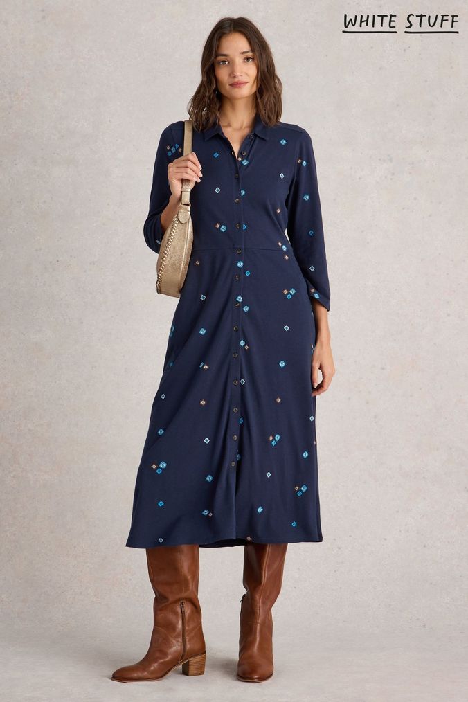 Next navy shirt dress cheap