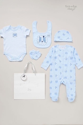 Rock-A-Bye Baby Boutique Baby 100% Cotton 5 Piece Gift Set (AG2371) | £25