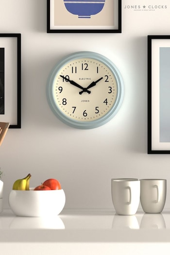 Jones Clocks Clear Blue Telecom Wall Clock 27cm (AG3312) | £30