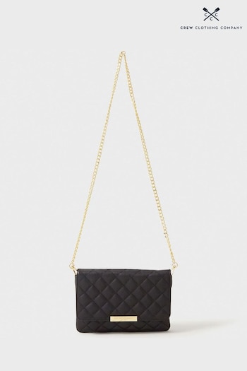 Crew Clothing Quilted Leather Clutch Bag (AG3893) | £99