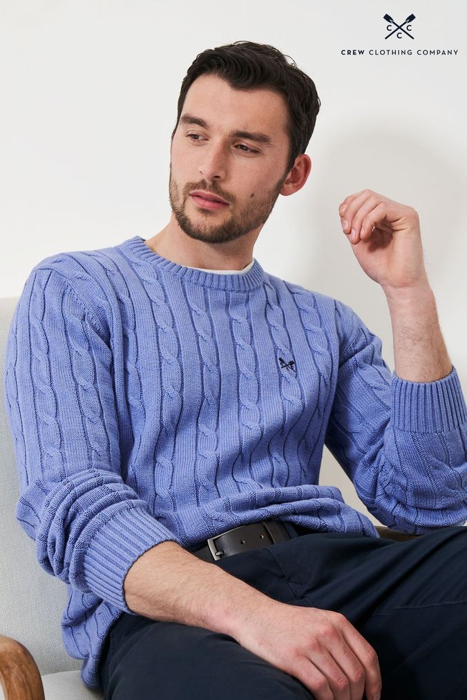 Buy Men s Crew Clothing Company Jumpers Knitwear Online Next UK