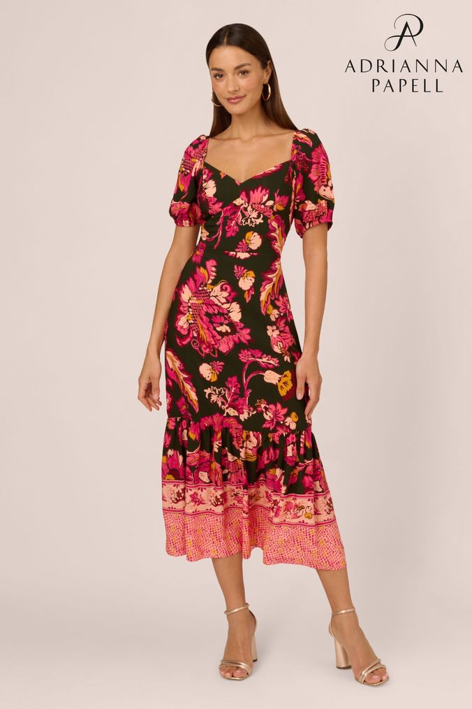Buy Women s Adrianna Papell Midi Summer Dress Short Sleeve Dresses Online x Highsnobiety Moorea swim shorts Rs01Shops