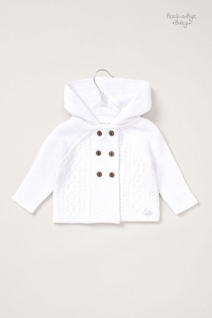 Next white cardigan baby discount