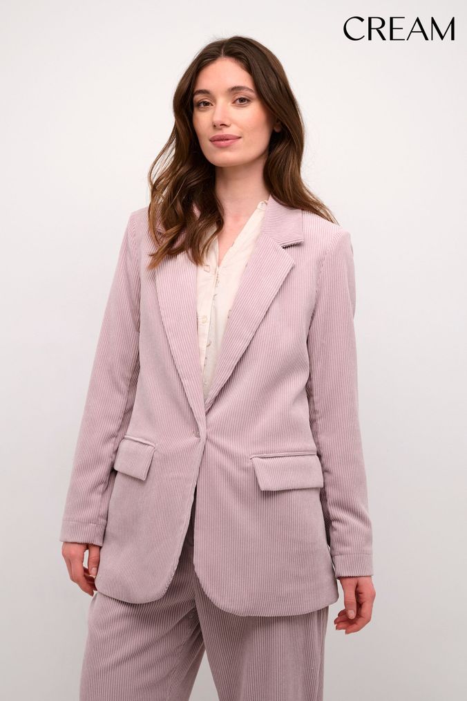 Next cream blazer top