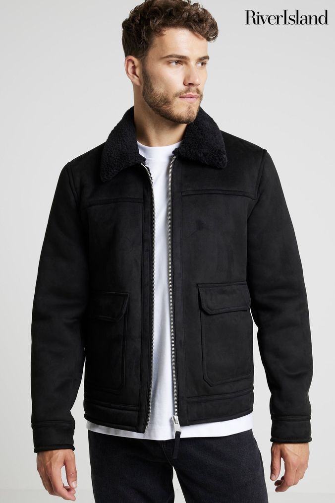 River island black jackets on sale