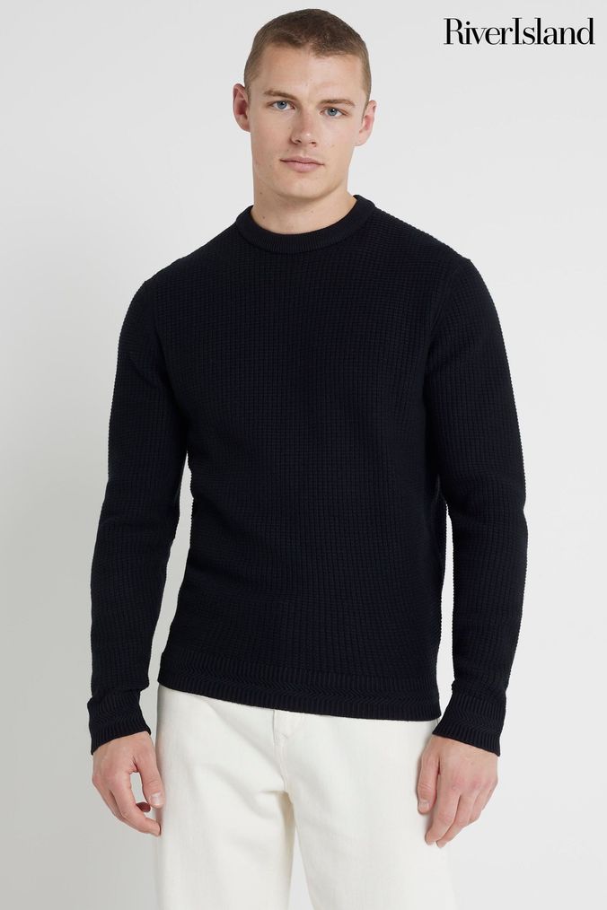 Mens River Island Jumpers Casual Formal Jumpers Next UK