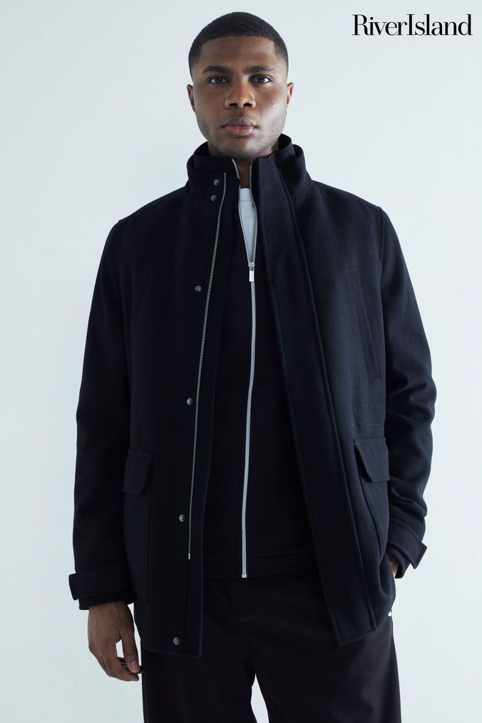 River Island Mens Coats Jackets Next Official Site