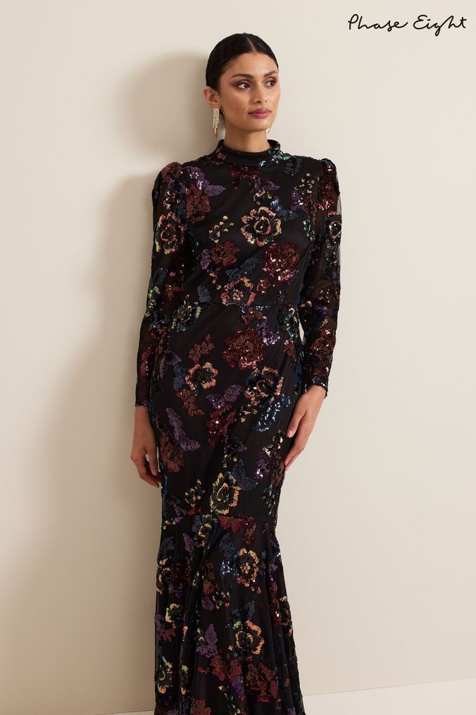 Next black maxi dress online